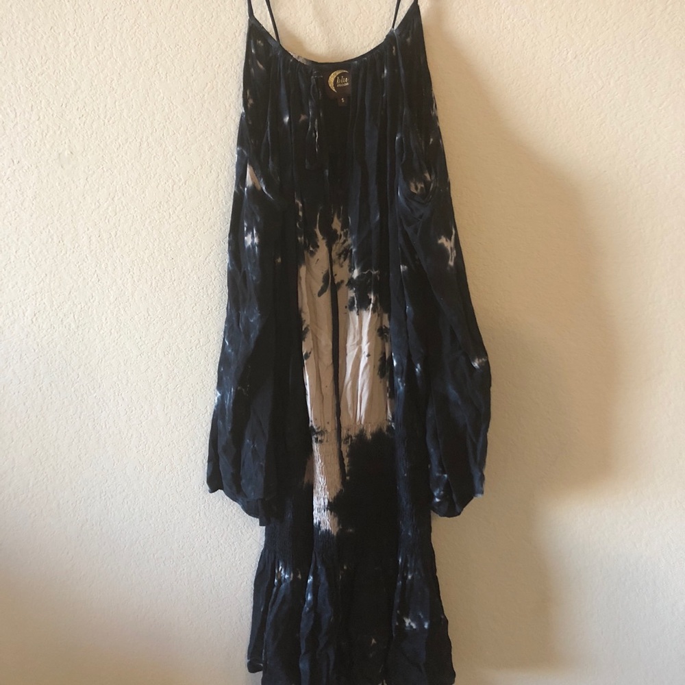 Blu moon tie dye dress